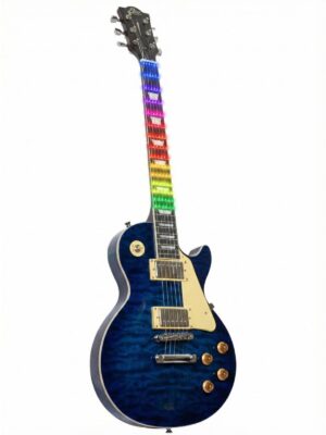 Visual Note LS-300 blue quilted profile